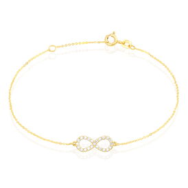 Damen Armband Gold 375 Zirkonia Infinity Clelia - Armbänder Damen | OROVIVO