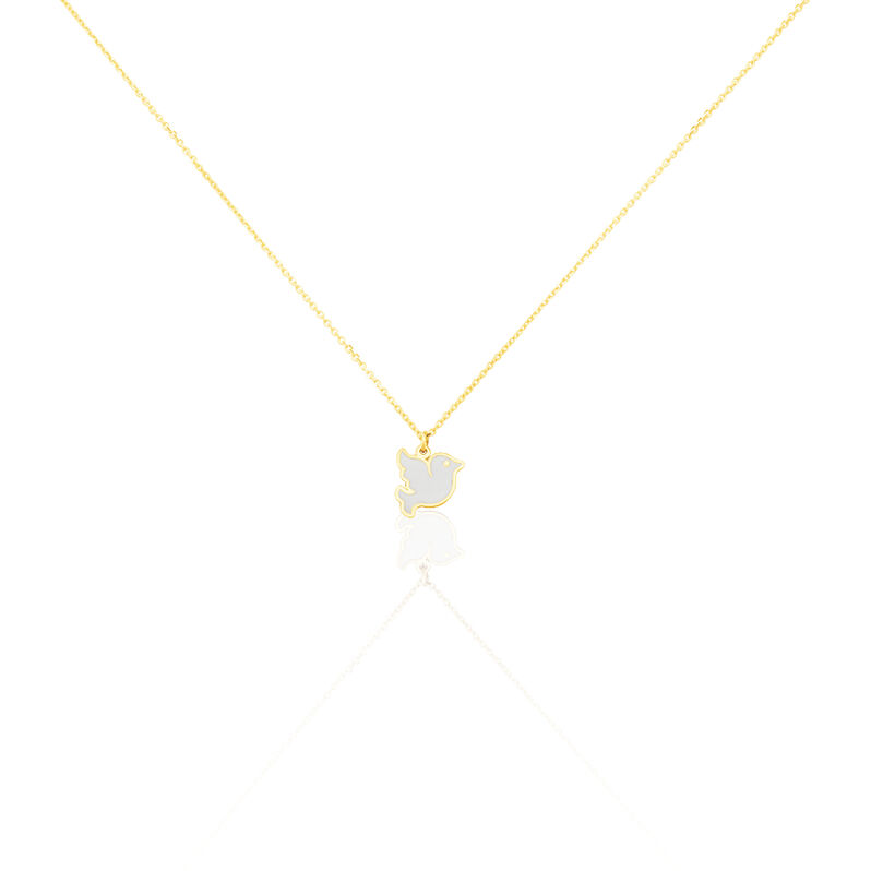 Collier Or Jaune Theoxenna Colombe - Spannringe Kinder | OROVIVO