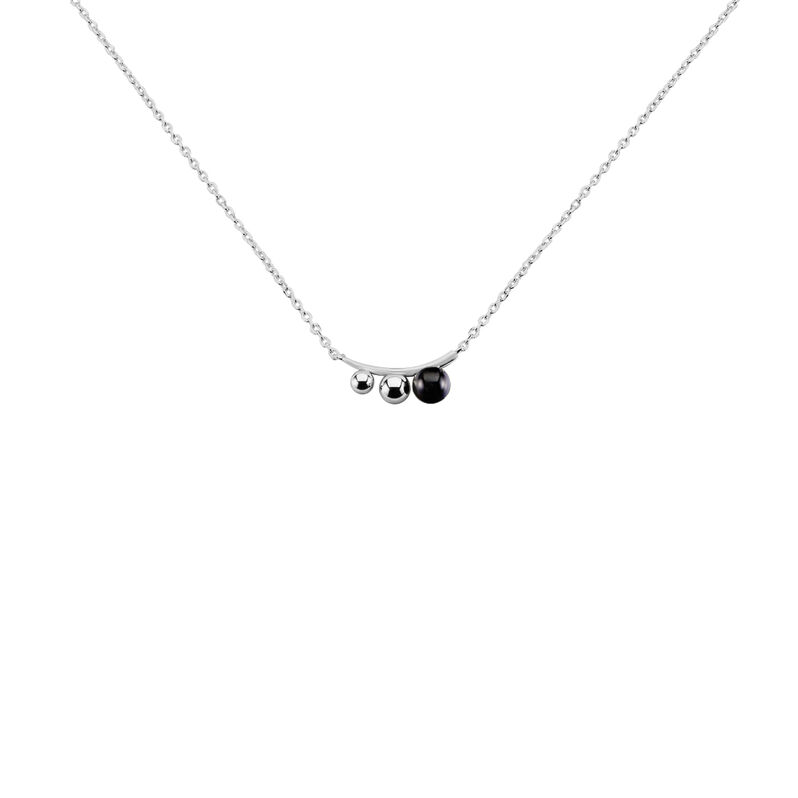 Collier Argent Et Céramique - Spannringe Damen | OROVIVO