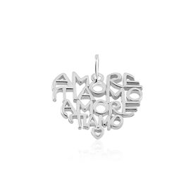 Anhänger Silber 925 Herz  - Herzanhänger Damen | OROVIVO