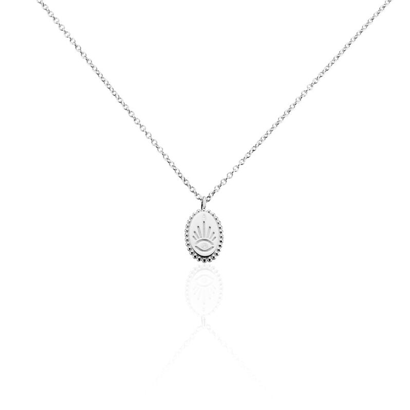 Collier Dhyana Argent Weiss Oxyde De Zirconium - Spannringe Damen | OROVIVO