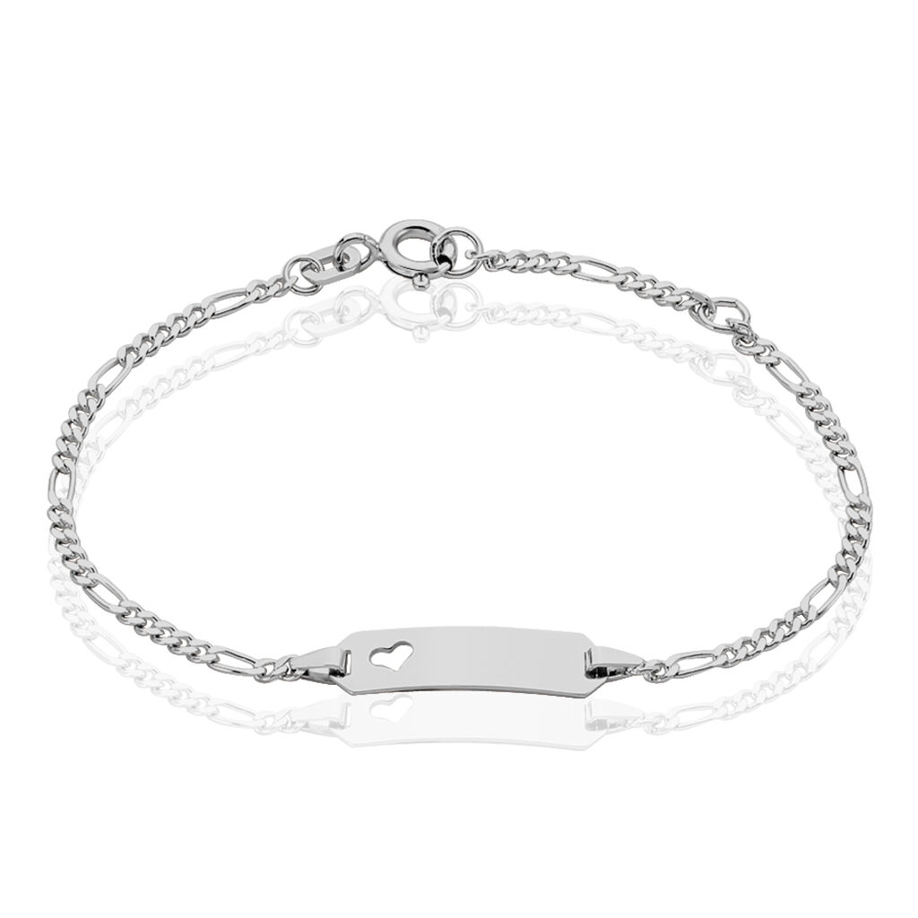 Kinder Id Armband Panzerkette Silber 925 Herz - Armbänder mit Gravur Kinder | OROVIVO