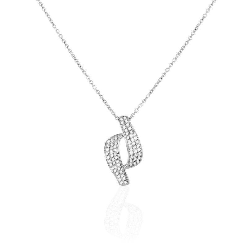 Collier Sophie Or Weiss Et Diamant - Spannringe Damen | OROVIVO
