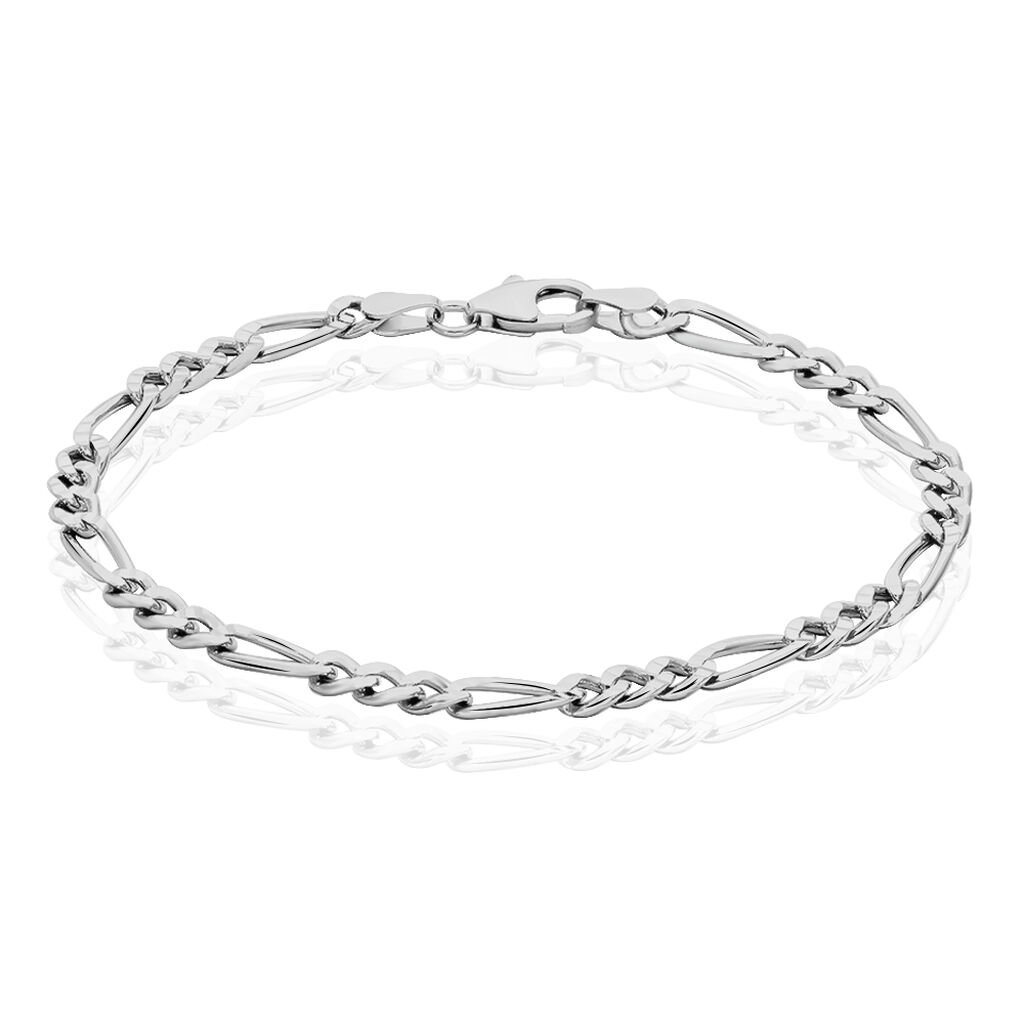 FIGARO S 1 Herren Armkette Silber 925 B 1 mm, Armkette ohne Stein