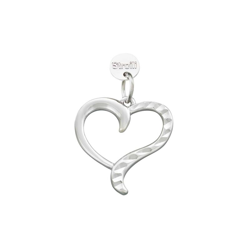 Pendente Love Beats Argento Rodiato - Spannringe Damen | OROVIVO