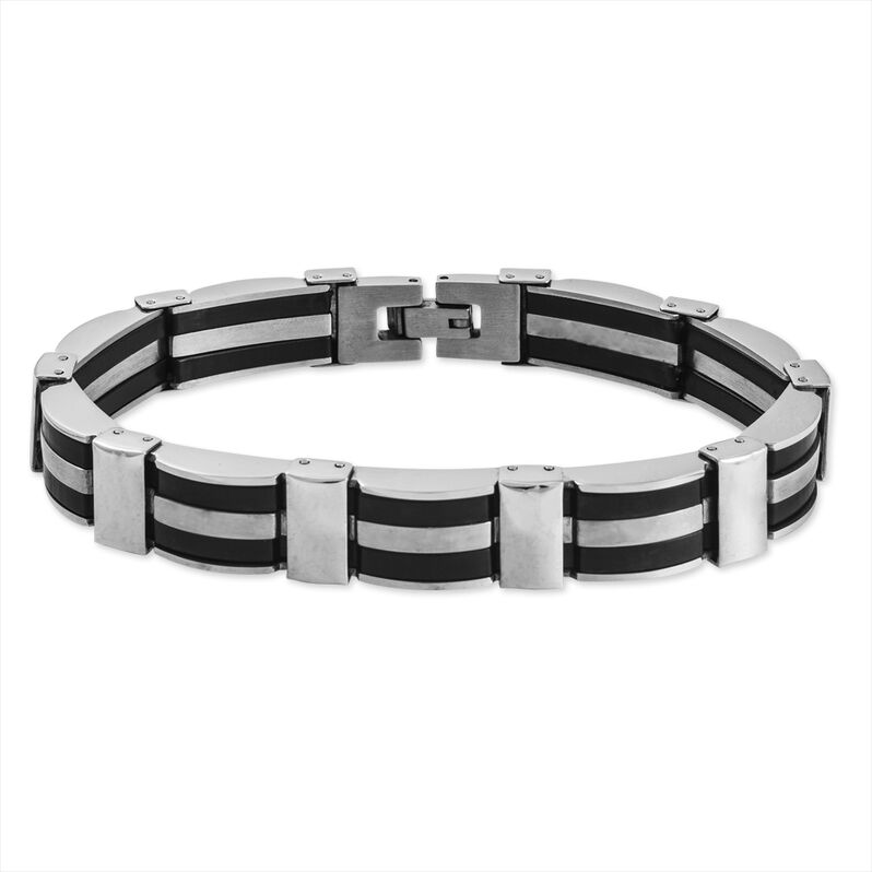 Bracelet Gervaiseae Acier Blanc - Spannringe Herren | OROVIVO