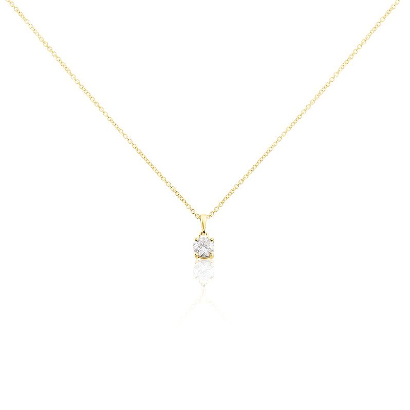 Collier Alexandra Or Jaune Diamant - Spannringe Damen | OROVIVO