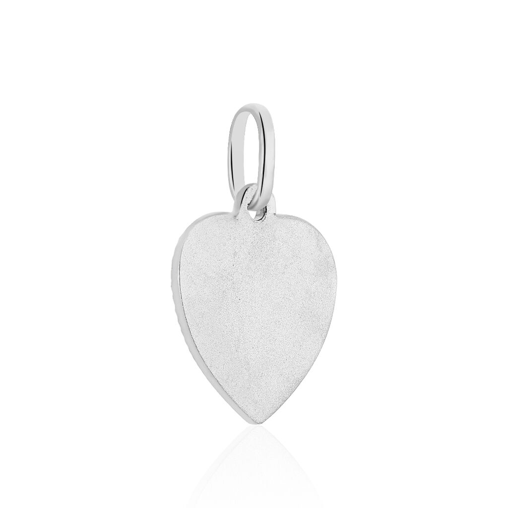 AXELIA GRAVUR 4 Damen Anh&auml;nger Silber 925 Herz