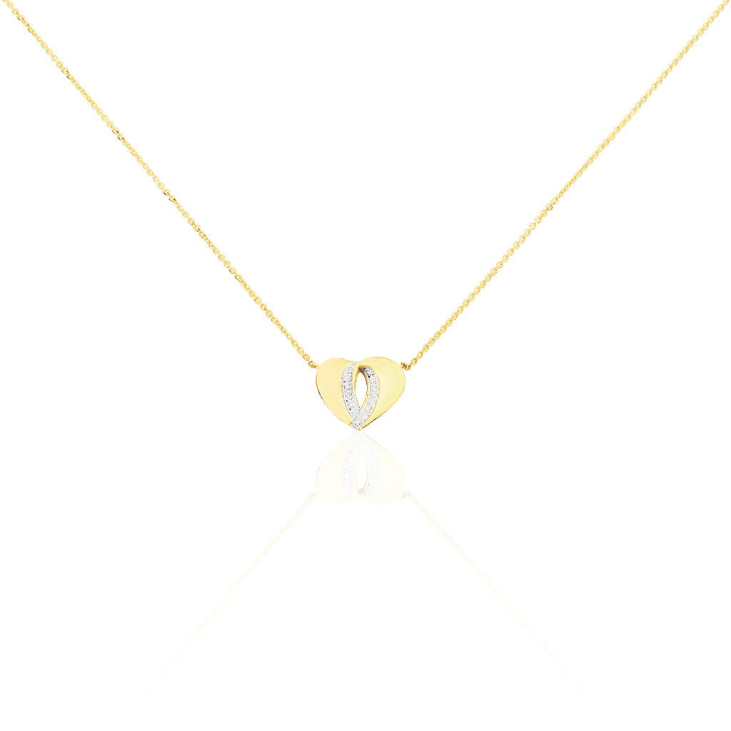 Collier Danele Or Jaune Diamant - Spannringe Damen | OROVIVO