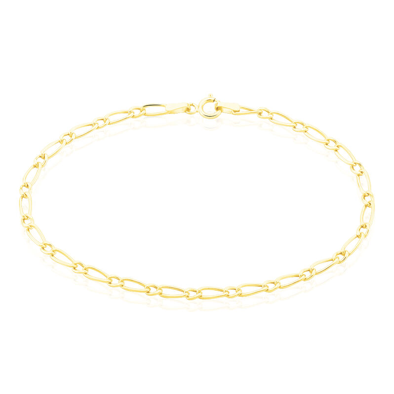 Damen Gliederarmband Figarokette Gold 375 - Armketten Damen | OROVIVO