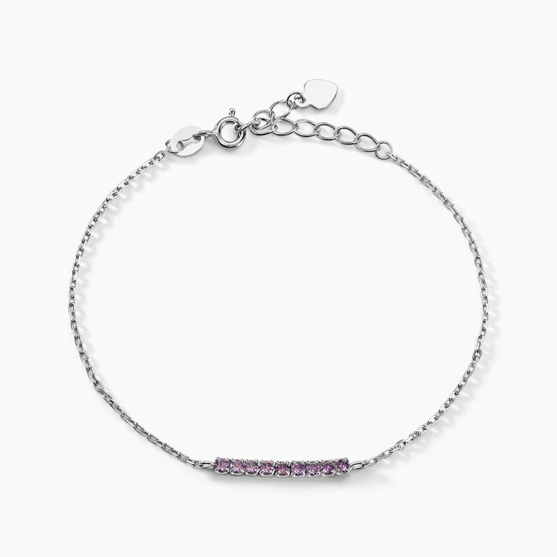 Bracelet Rio Tennis Argent Weiss Oxyde De Zirconium - Spannringe Damen | OROVIVO