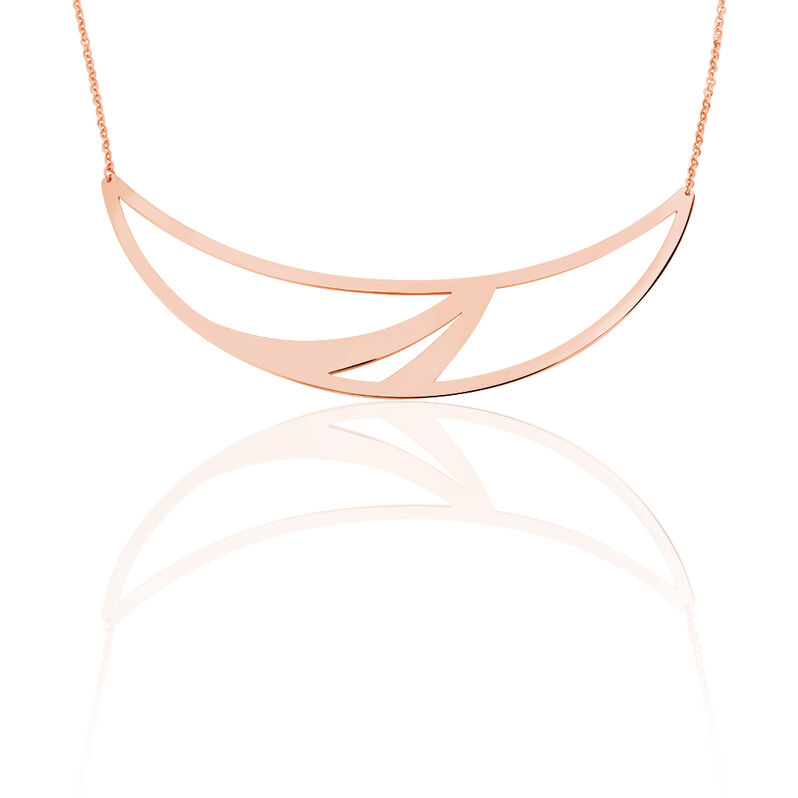 Collier Acier Dore Rose - Spannringe Damen | OROVIVO