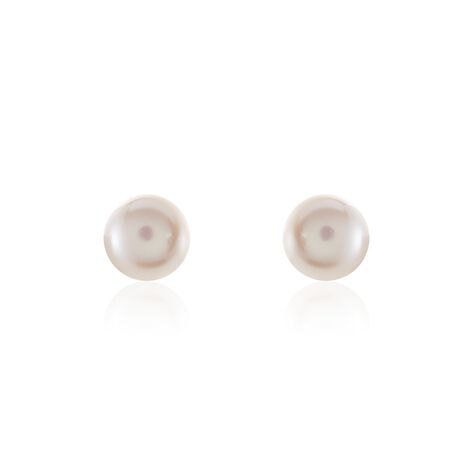 Damen Perlenohrringe Gold 585 Zuchtperle 7-8mm Grace - Ohrstecker Damen | OROVIVO
