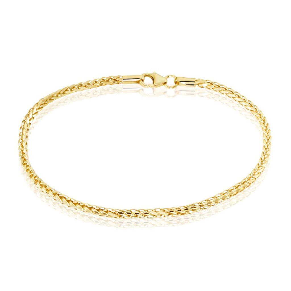 Unisex Armkette Gold 585 (14 Karat) B 2 mm, Armkette ohne Stein