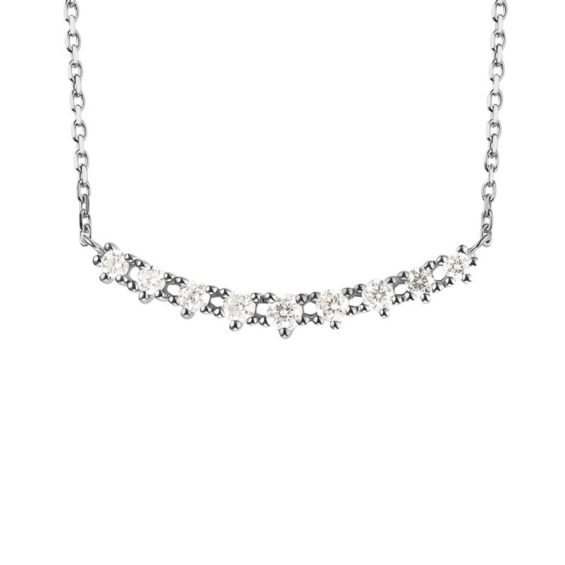 Collana Sophia Oro Bianco Diamante - Spannringe Damen | OROVIVO