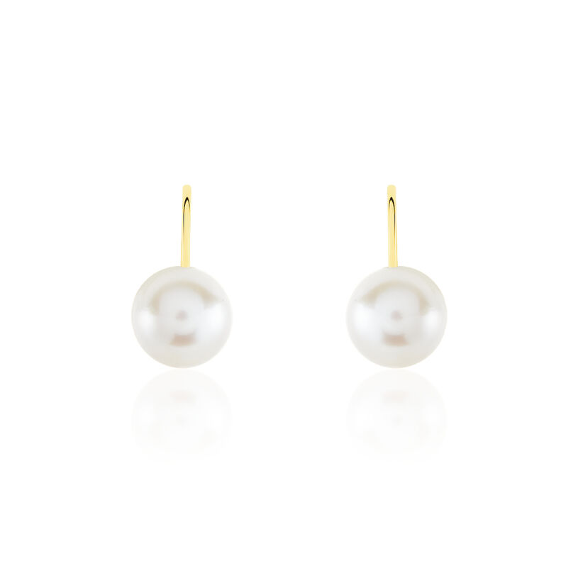 Boucles D'oreilles Or Perle De Culture - Spannringe Damen | OROVIVO