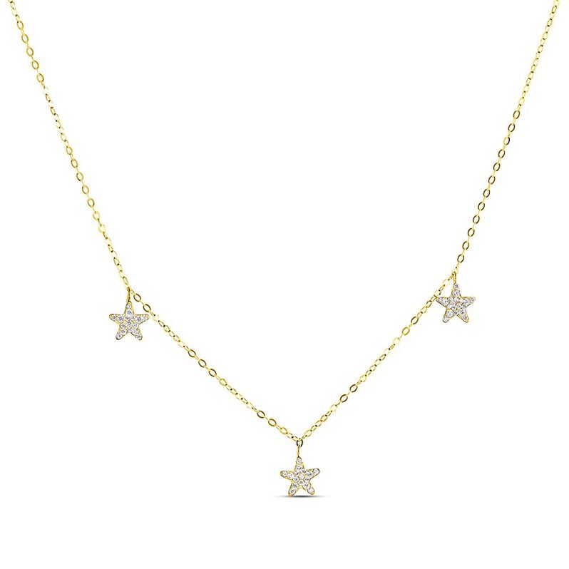 Collana Christelle Oro Giallo Cristallo - Spannringe Damen | OROVIVO