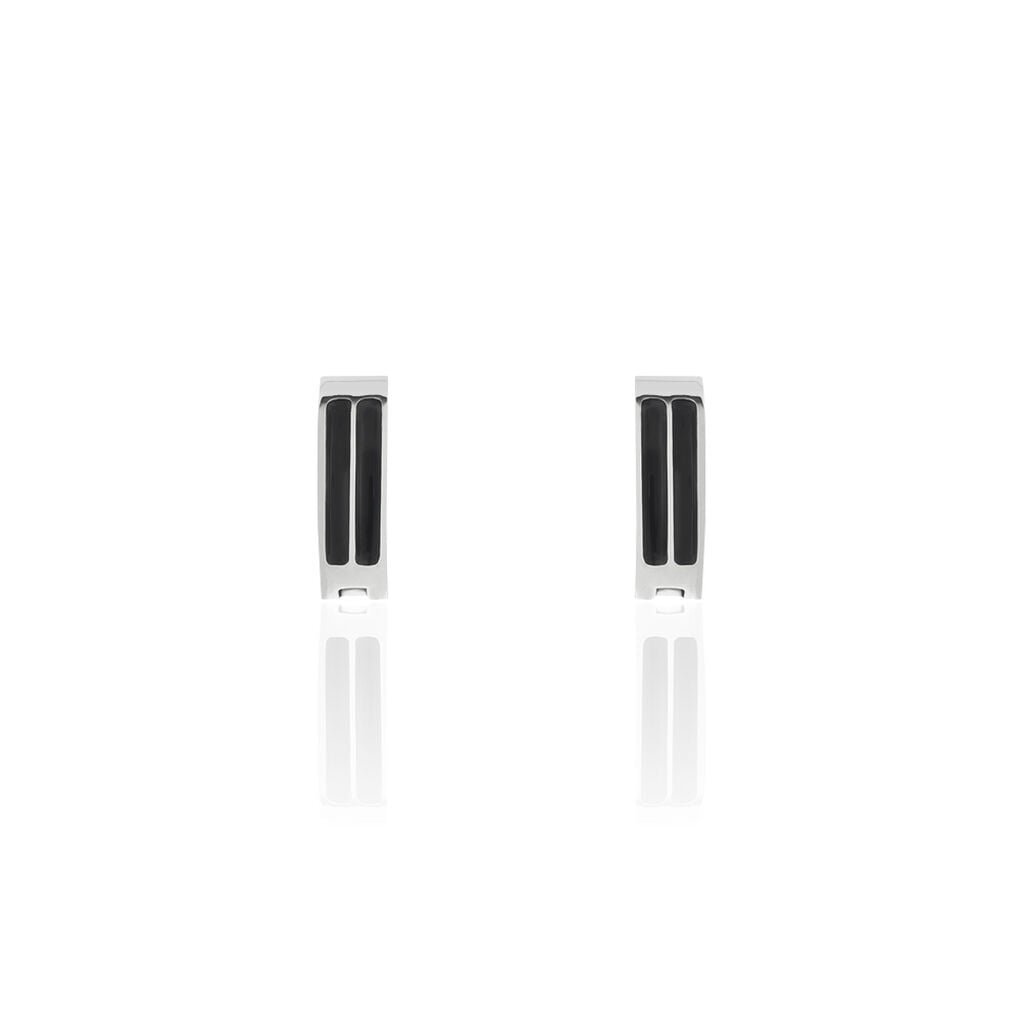 Unisex Creolen Edelstahl B 3,8 mm