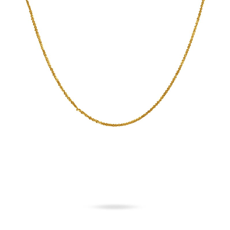 Chaîne Mira Maille Criss Cross Or Jaune - Spannringe Damen | OROVIVO