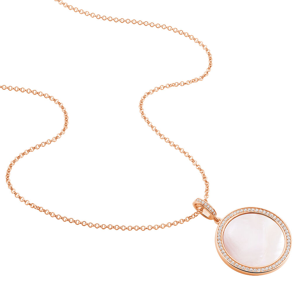 Damen Halskette Silber 925 Rosé Vergoldet - Halsketten Damen | OROVIVO
