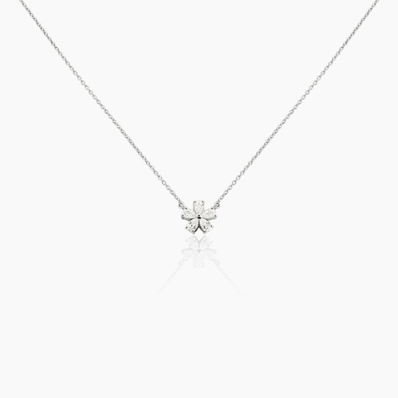 Collier Oskari Argent Weiss Oxyde De Zirconium - Spannringe Damen | OROVIVO