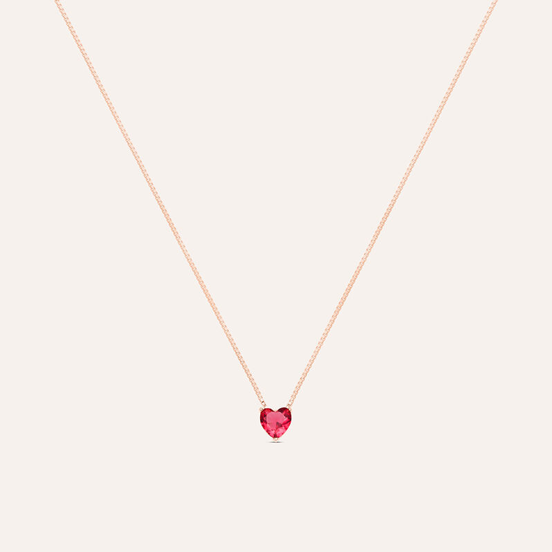Collana Punto Luce Silver Rainbow Argento Rosa Cubic Zirconia - Spannringe Damen | OROVIVO