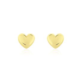 Ohrstecker Silber 925 Gold vergoldet Herz - Ohrstecker Familie | OROVIVO