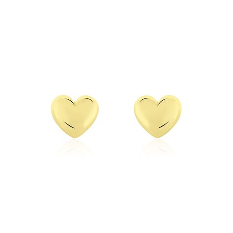 Ohrstecker Silber 925 Gold vergoldet Herz - Ohrstecker Damen | OROVIVO