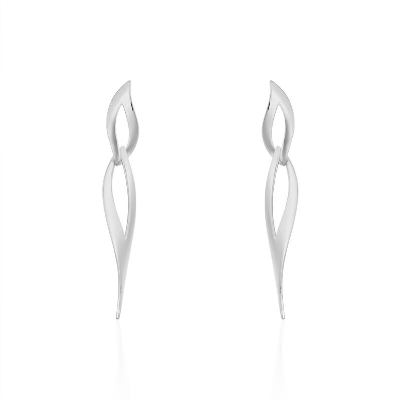 Damen Ohrstecker Lang Silber 925 Tropfen Vaida - Ohrringe Damen | OROVIVO