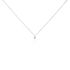 Monopoli Damen Collier Wei&szlig;gold 750 (18 Karat) Diamant Wei&szlig; 0,16 ct