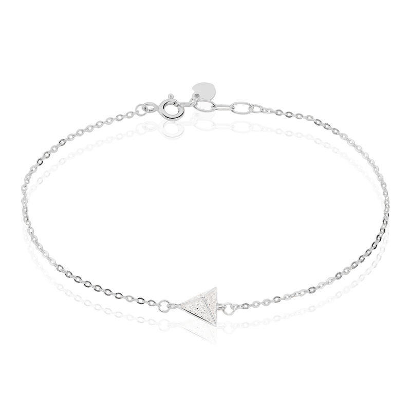 Bracelet Argent Cleofa Triangle Oxyde - Spannringe Damen | OROVIVO
