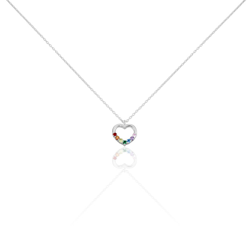 Collier Argent Rhodié Hebert Oxydes De Zirconium - Spannringe Damen | OROVIVO