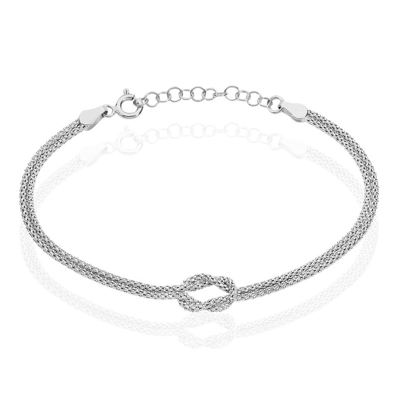 FIROUZ Damen Armband Silber 925 Knoten - Armb&auml;nder mit Anh&auml;nger Damen | OROVIVO
