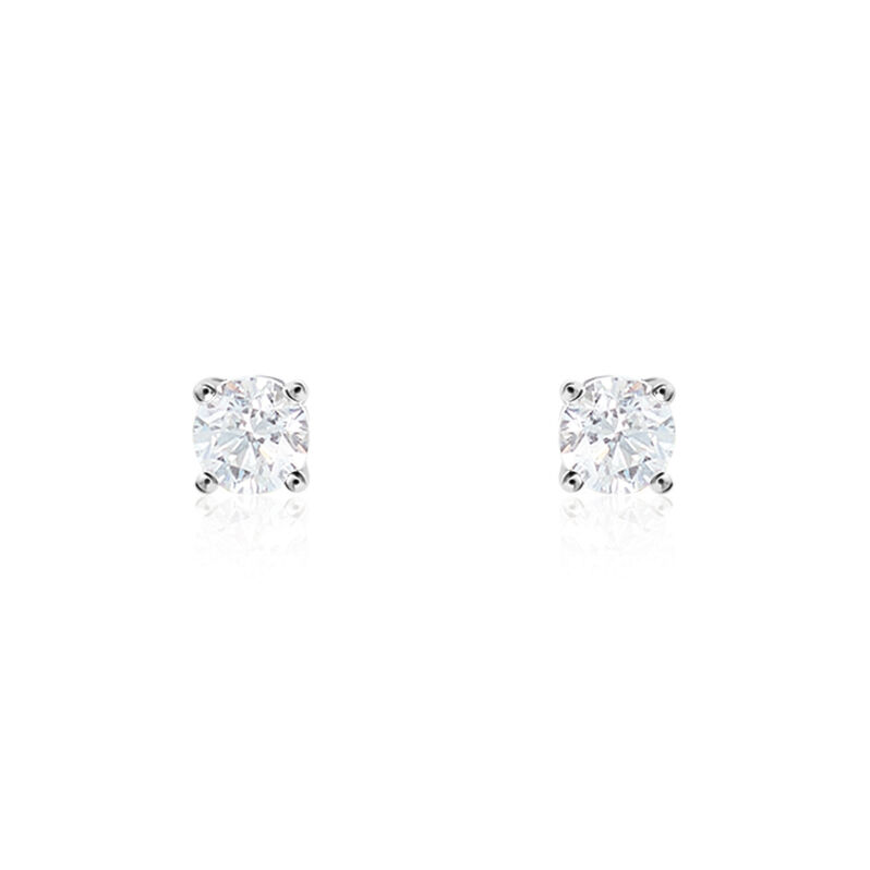 Damen Ohrstecker Weißgold 750 Diamant 0,32ct Firenze  - Ohrstecker Damen | OROVIVO