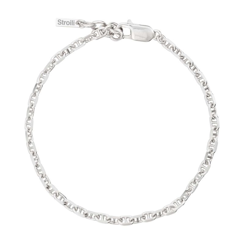Bracciale in argento rodiato - Spannringe Herren | OROVIVO