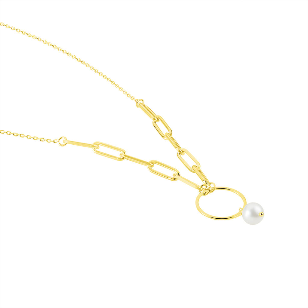 Damen Halskette Gold 375 Zuchtperle