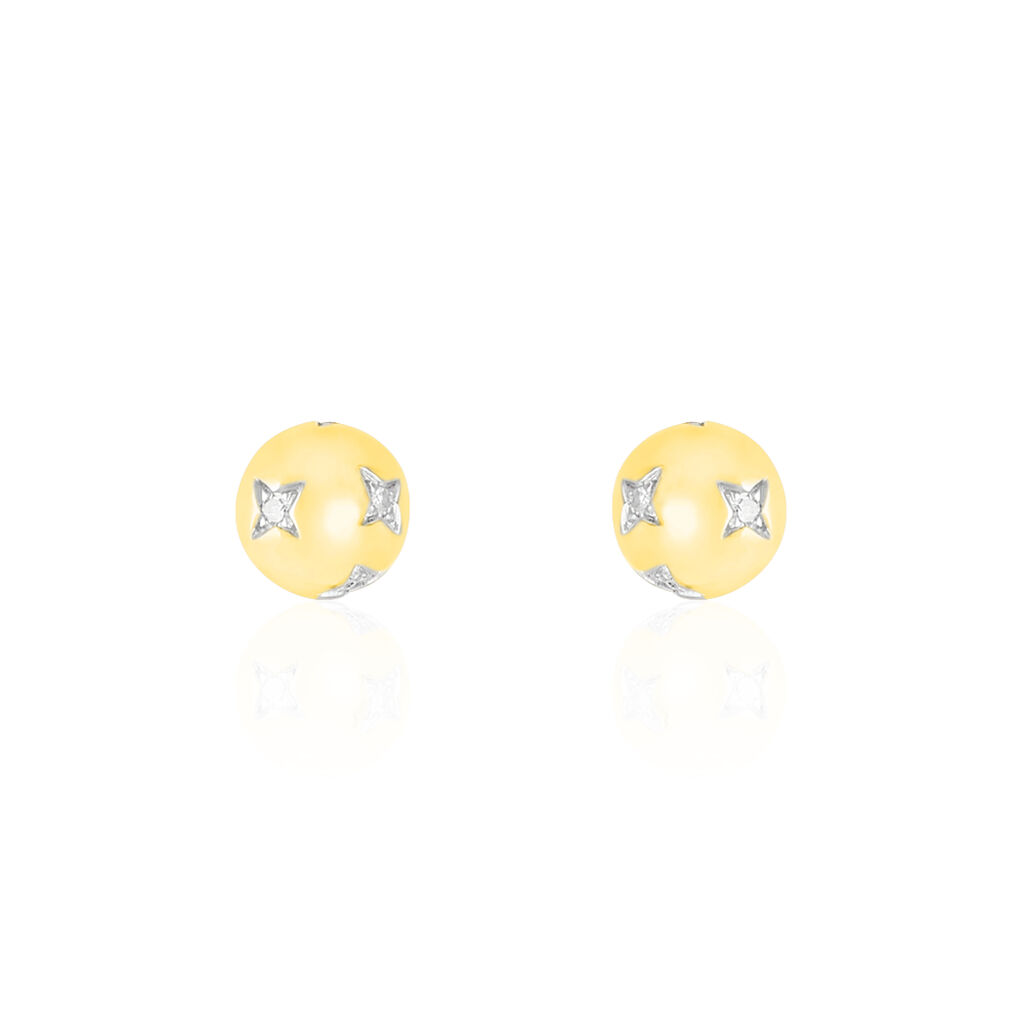 Boucles D'oreilles Or Jaune Anahid - Spannringe Damen | OROVIVO