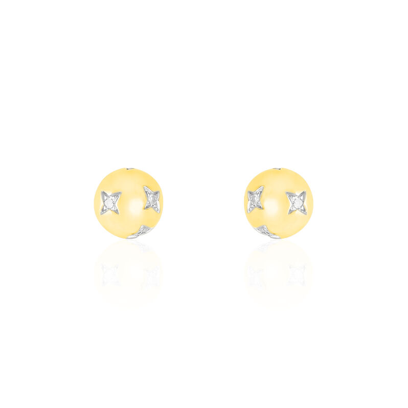 Boucles D'oreilles Or Jaune Anahid - Spannringe Damen | OROVIVO