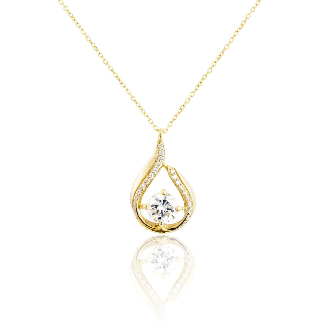 Collier Sevde Or Jaune Oxyde De Zirconium - Spannringe Damen | OROVIVO