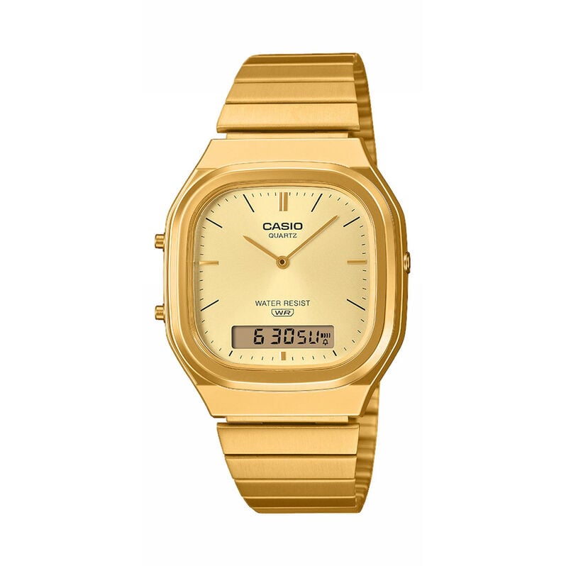 CASIO COLLECTION Unisex Quarzuhr CASIO VINTAGE COLLECTION AQ-240EG-9AEF - Armbanduhren Unisex | OROVIVO