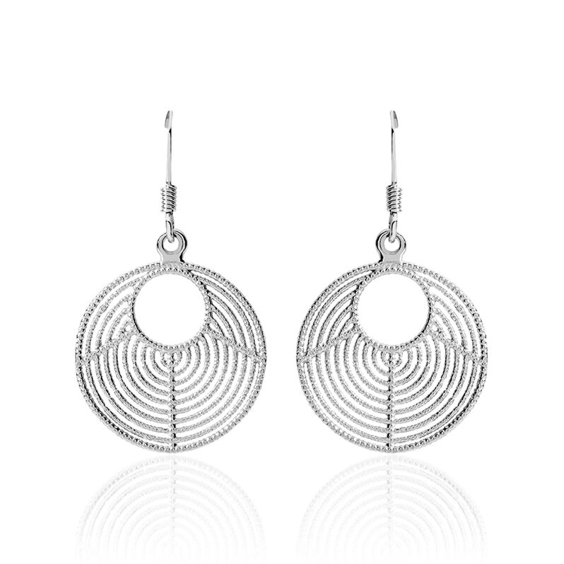Boucles D'oreilles Lune Argent - Spannringe Damen | OROVIVO