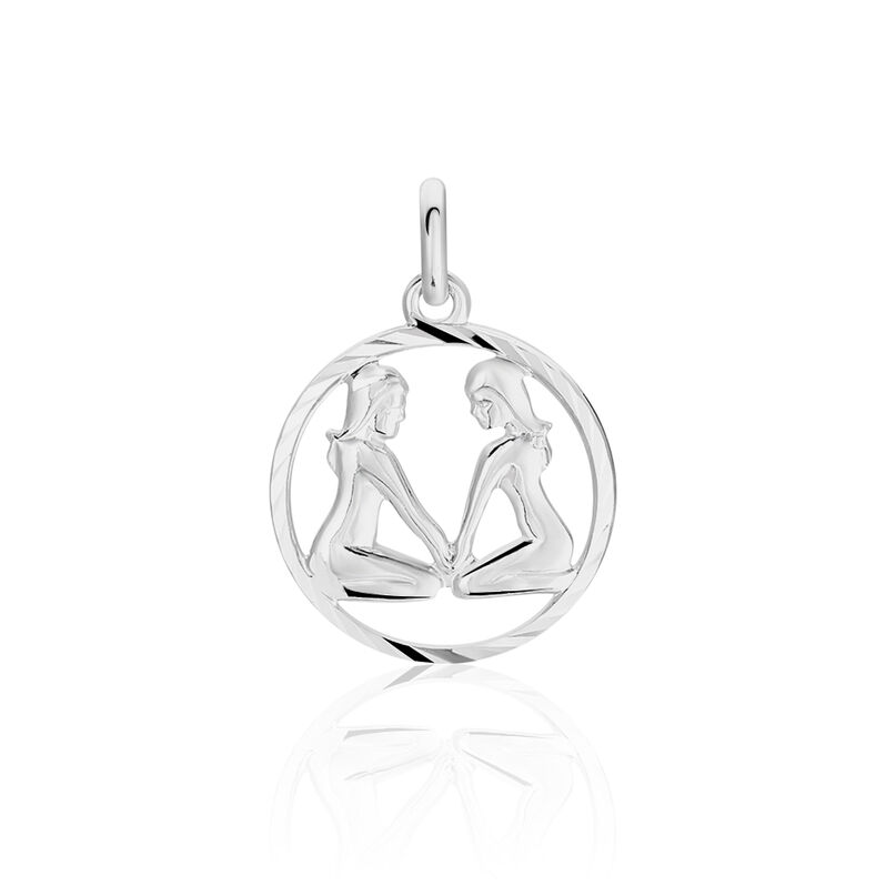 SZ SERIE 4 Unisex Anh&auml;nger Silber 925 Sternzeichen-Zwillinge - Schmuckanh&auml;nger Unisex | OROVIVO