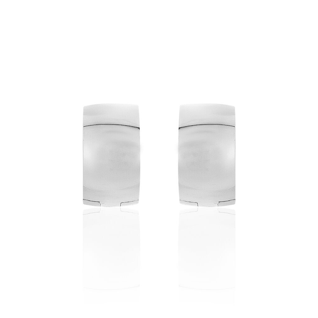 Unisex Creolen Edelstahl