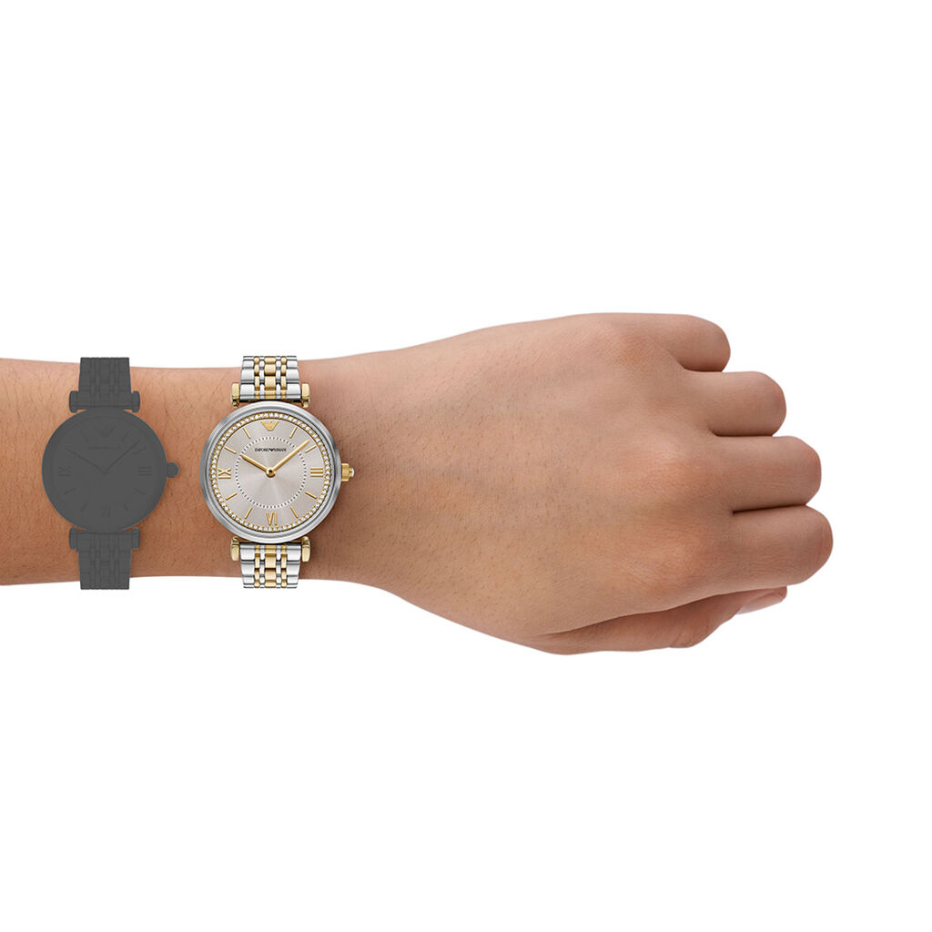 EMPORIO ARMANI Damen Quarzuhr GIANNI T-BAR AR11702