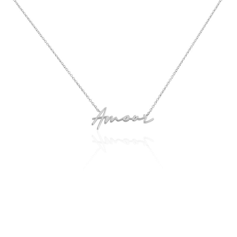 Collier Argent Blanc Irwin - Spannringe Damen | OROVIVO