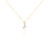 CORI Damen Collier Gold 375 (9 Karat) Zuchtperle Perlmutt Welle