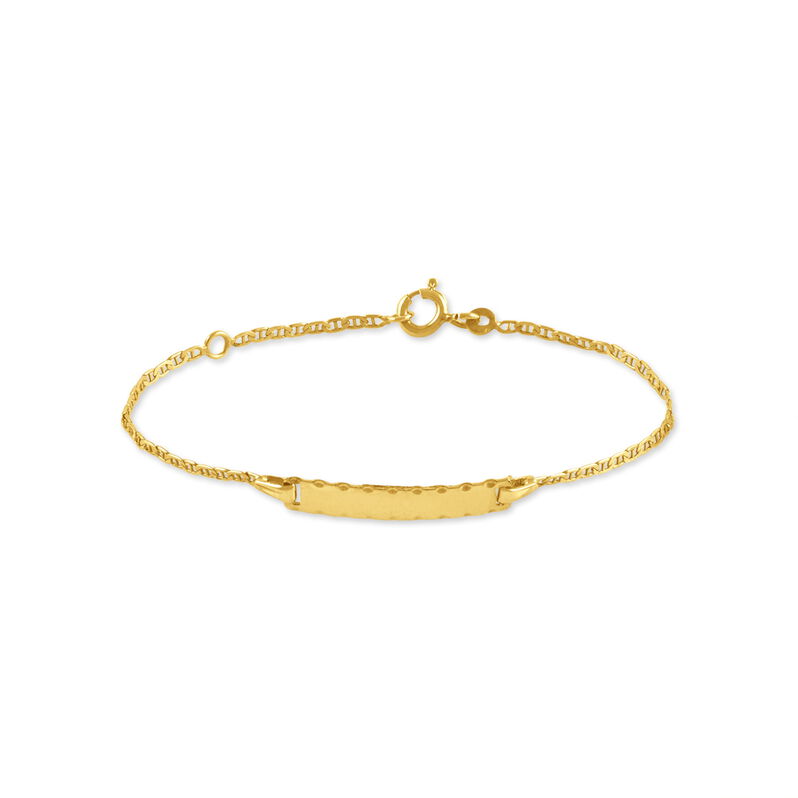 Bracelet Identité Balkiss Or Jaune - Spannringe Kinder | OROVIVO