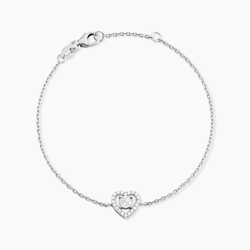 Bracelet Suzon Argent Weiss Oxyde De Zirconium - Spannringe Damen | OROVIVO
