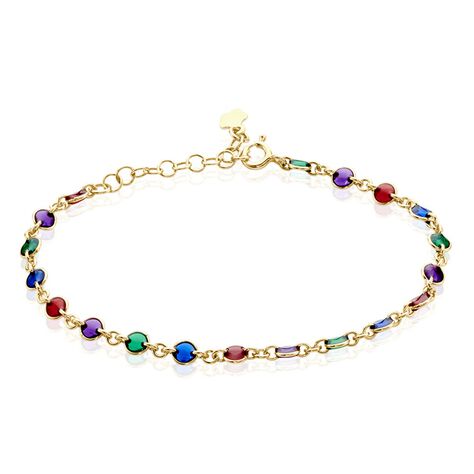 SOFIA Damen Armband Silber vergoldet 925 B 2 mm - Armb&auml;nder Damen | OROVIVO