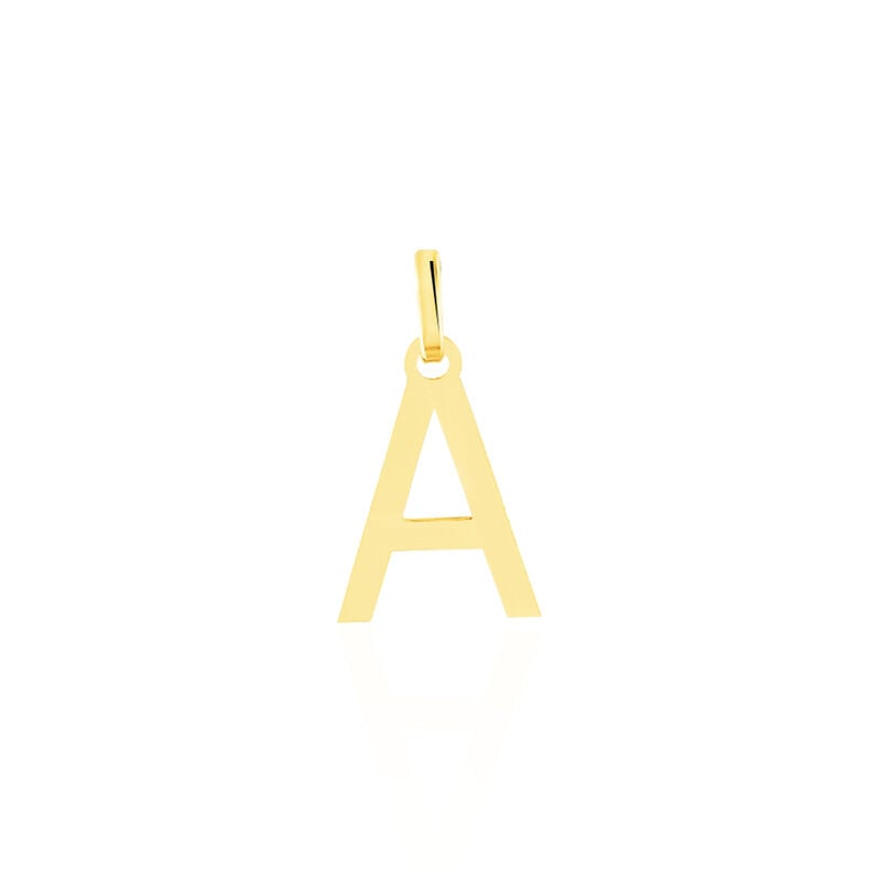 Pendentif Or Jaune Faviola Lettre A - Spannringe Familie | OROVIVO
